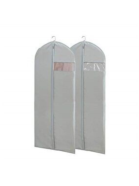 Long Dress Garment Bags Clear Clothes Cover Travel Storage Zipper Dustproof